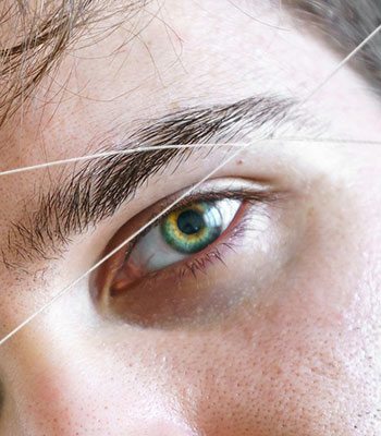 Eyebrow Threading for Men