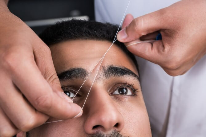How is Eyebrow Threading for Men Different